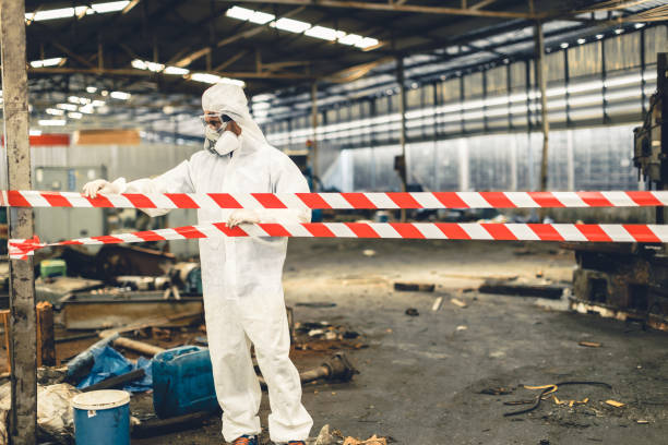 Professional Drug Lab Cleanup technician working in Groton, CT